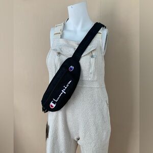 NWT Champion Black Fanny Pack | New Belt Bag with Champion Logo